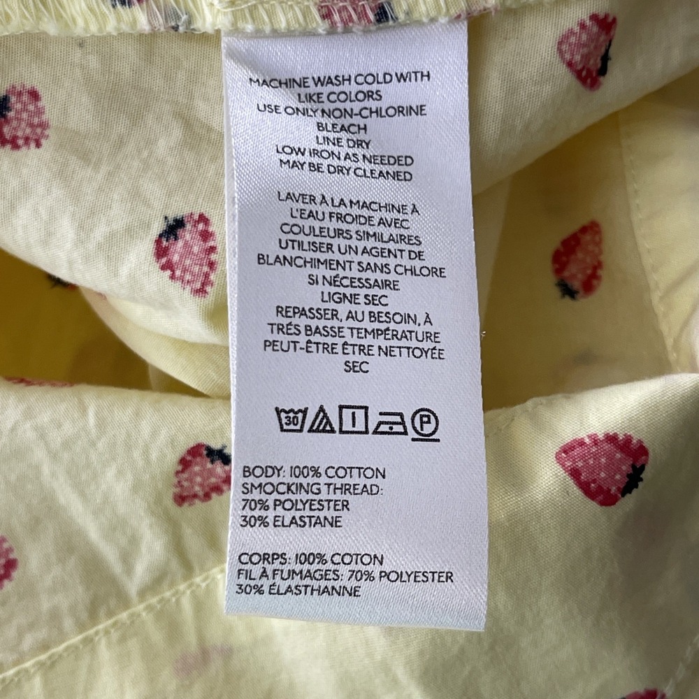 Free People Yellow Midi Dress with Strawberry Print - Picture 14 of 15
